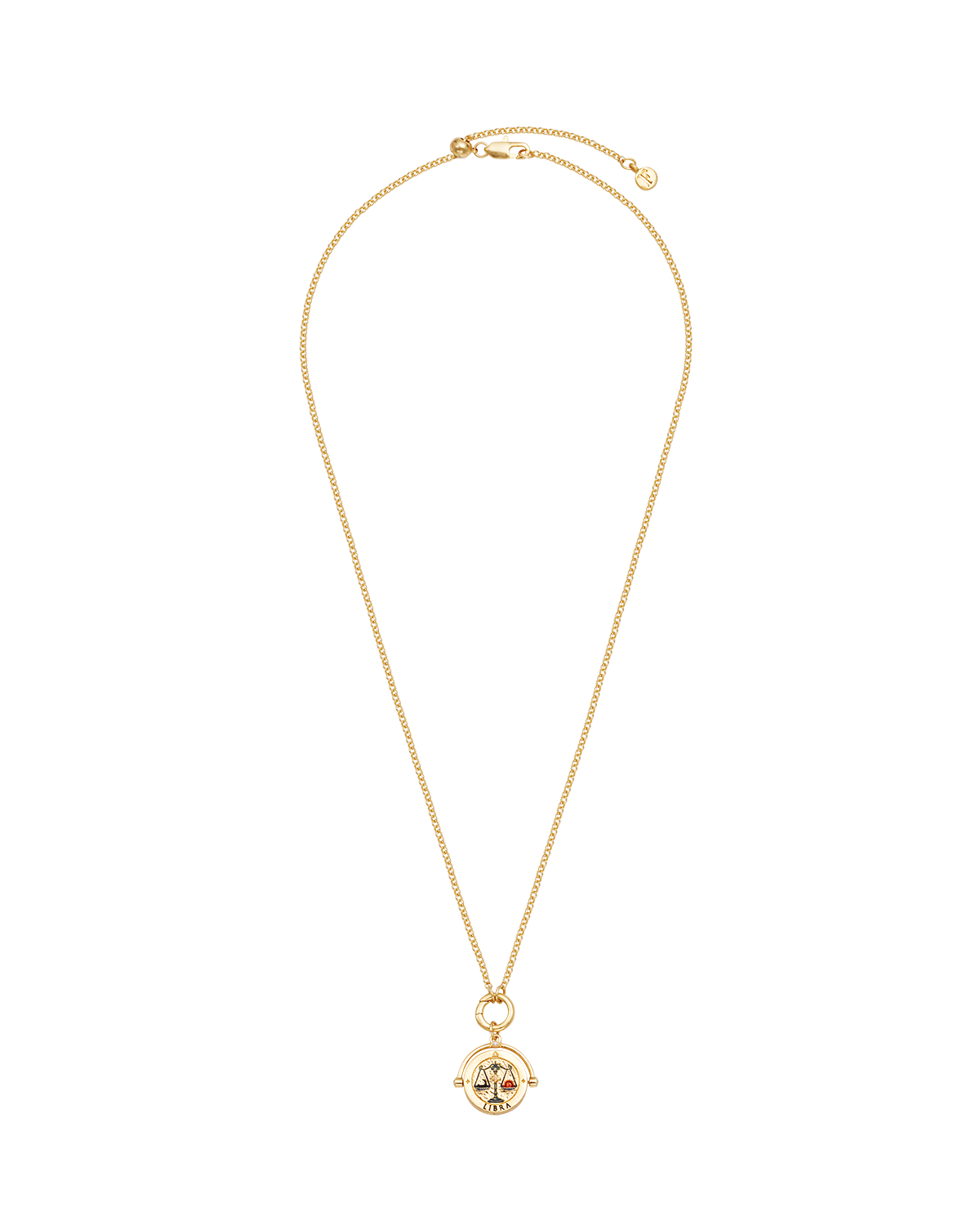 fable-england-jewellery-libra-spinner-kette-waage-gold image 6