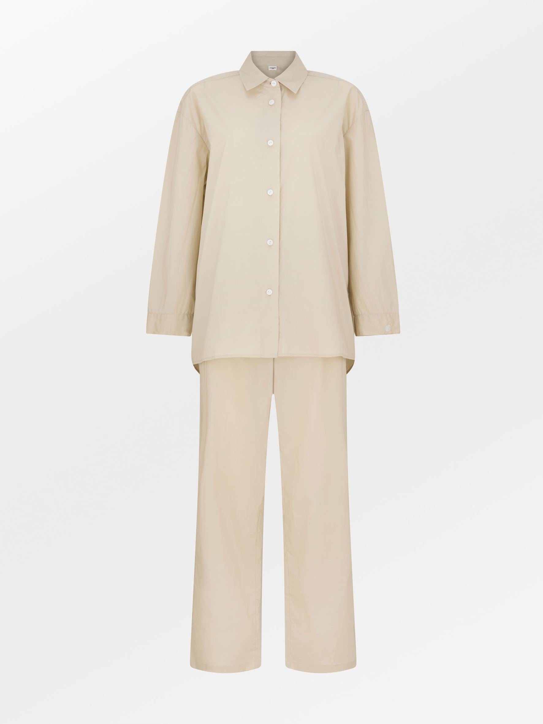 becks-ndergaard-essential-pyjamas-set-beige-schlafanzug image 1