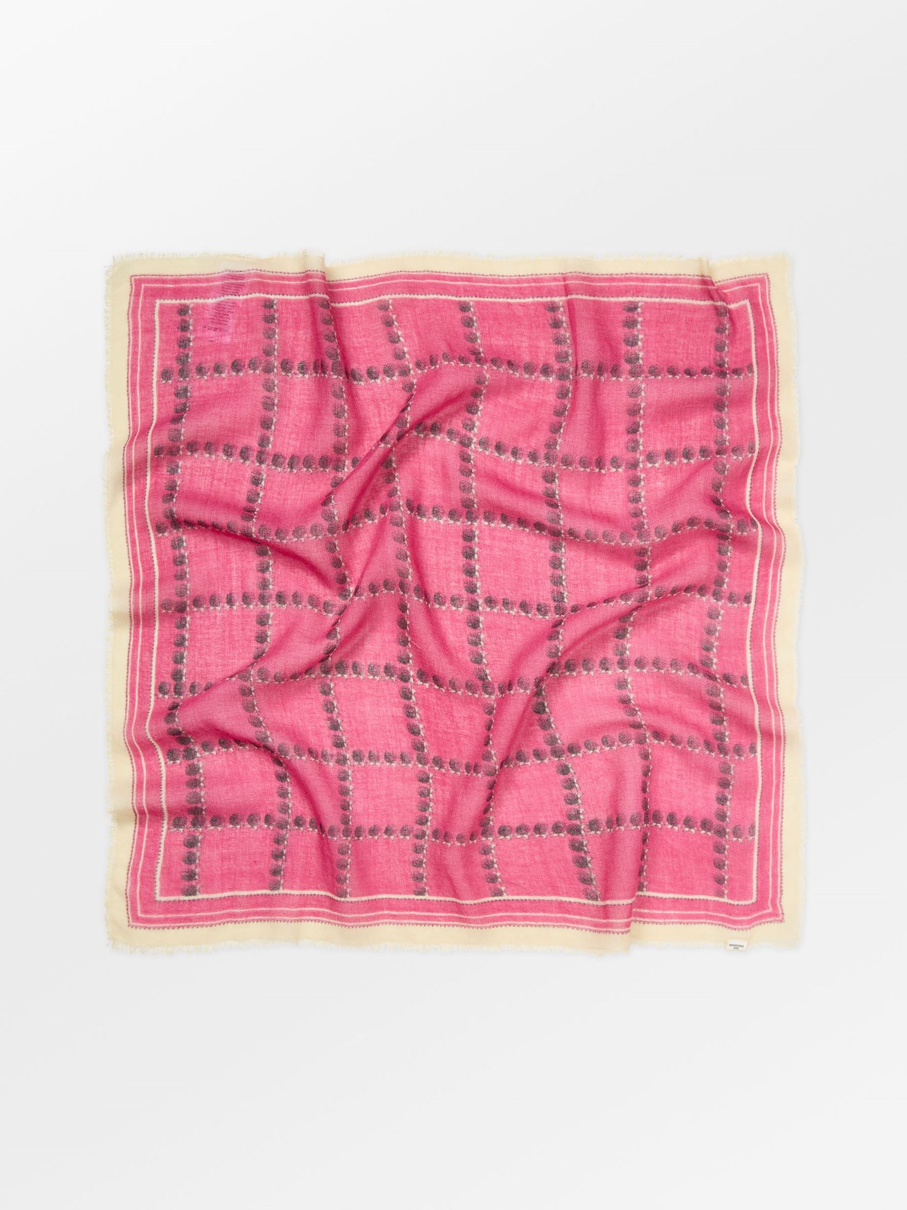 becks-ndergaard-brombeere-wica-schal-tuch-pink-65x65-kariert image 1
