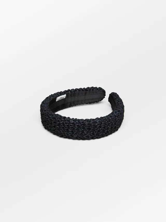becks-ndergaard-dalia-hairbrace-haarband-stroh-schwarz image 1