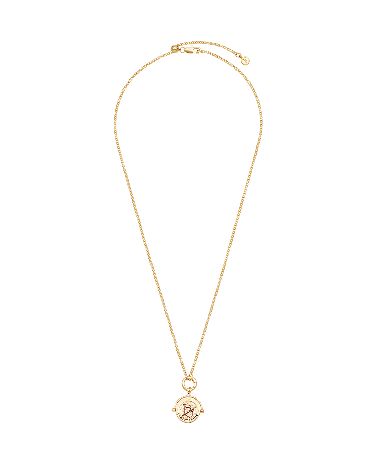 fable-england-jewellery-sagittarius-spinner-halskette-gold-carneol image 6