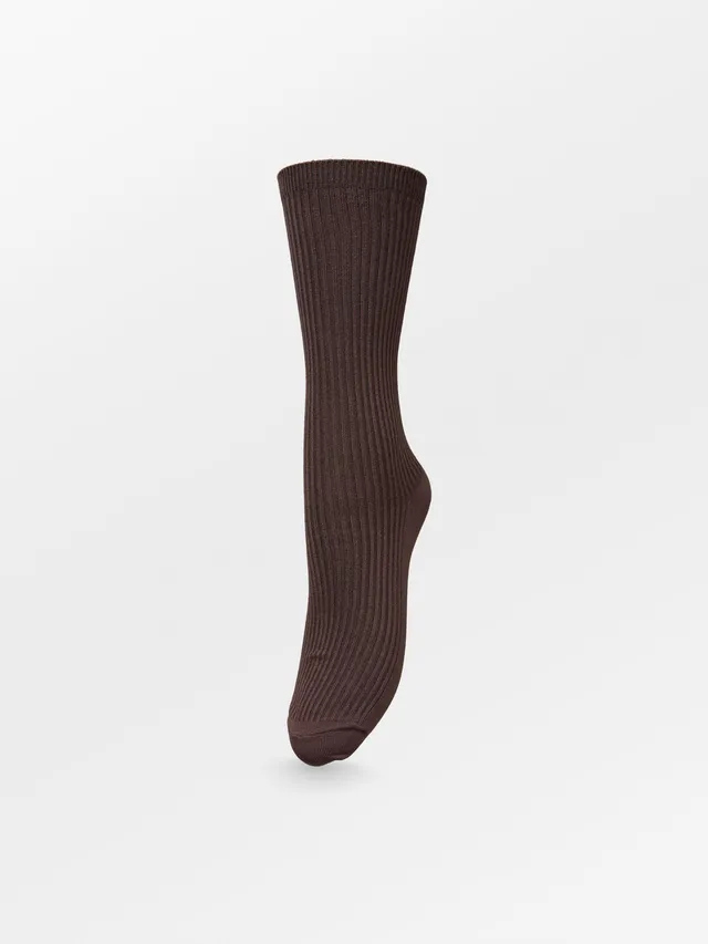 becks-ndergaard-telma-solid-socken-bambus-dunkelbraun-37-41 image 1
