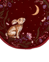 fable-england-star-gazing-rabbit-circle-bag-rot-bestickt-rund image 3