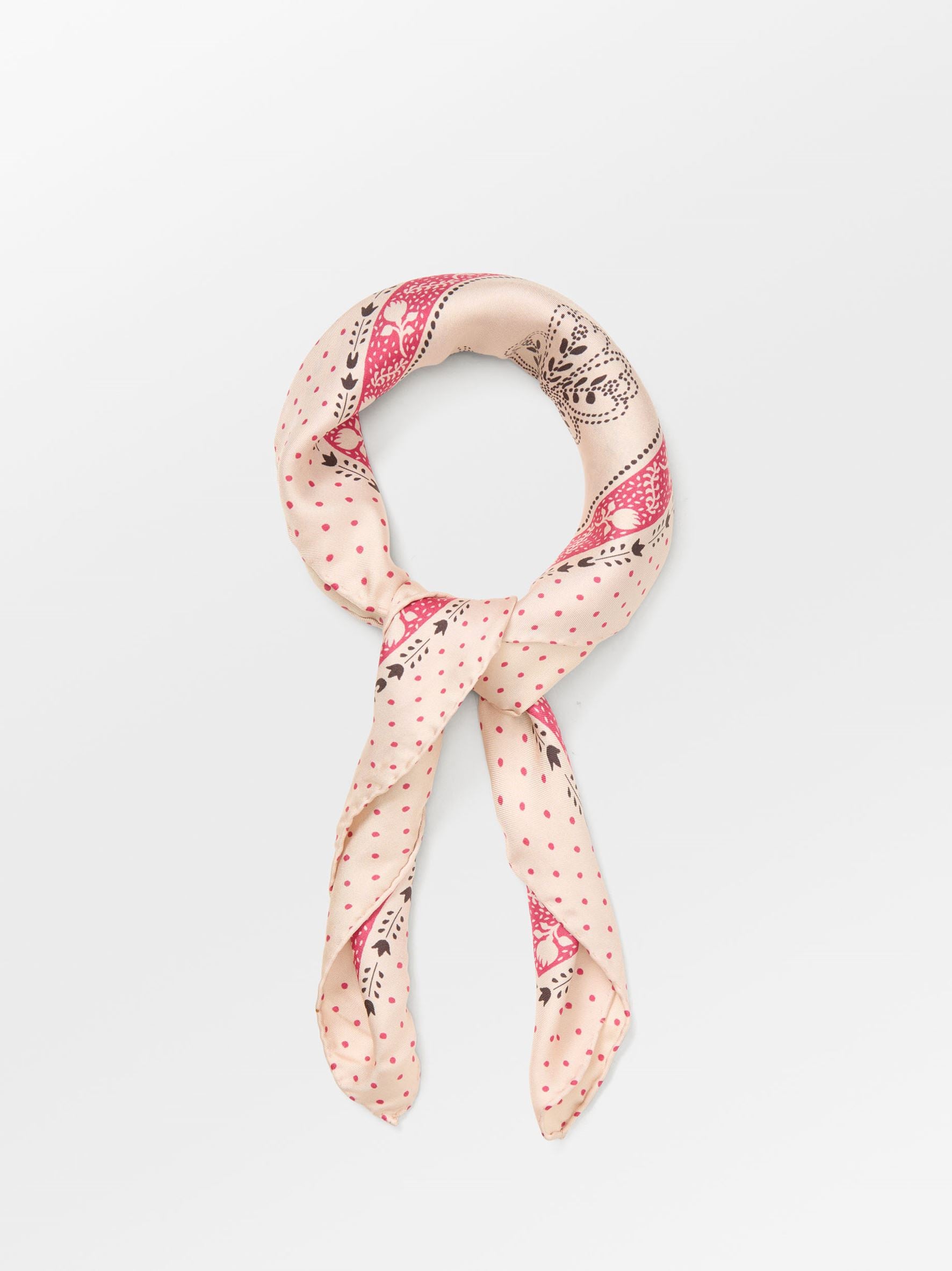 becks-ndergaard-dotted-flora-sia-scarf-seidentuch-birch-white image 2
