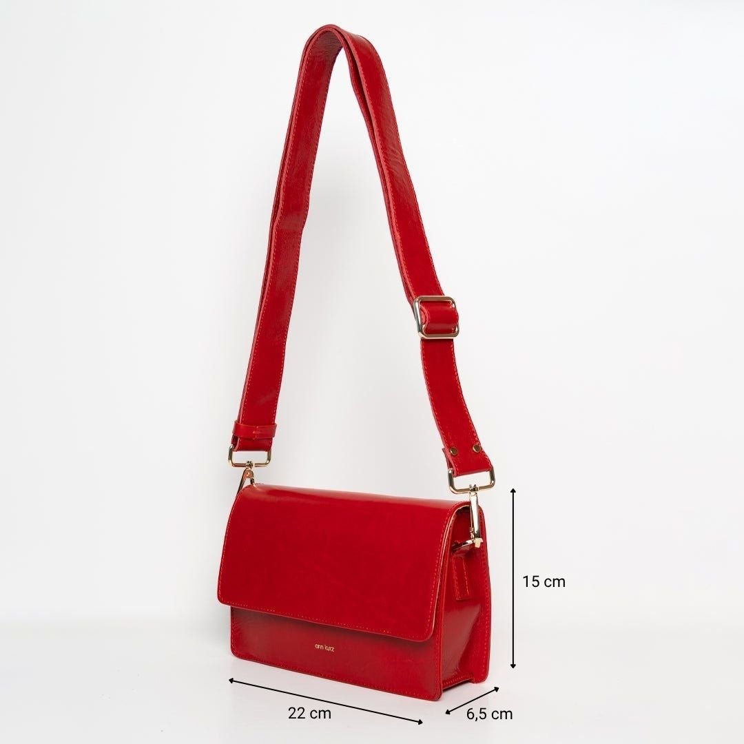 ann-kurz-perfect-square-umh-ngetasche-leder-rot-shiny image 3