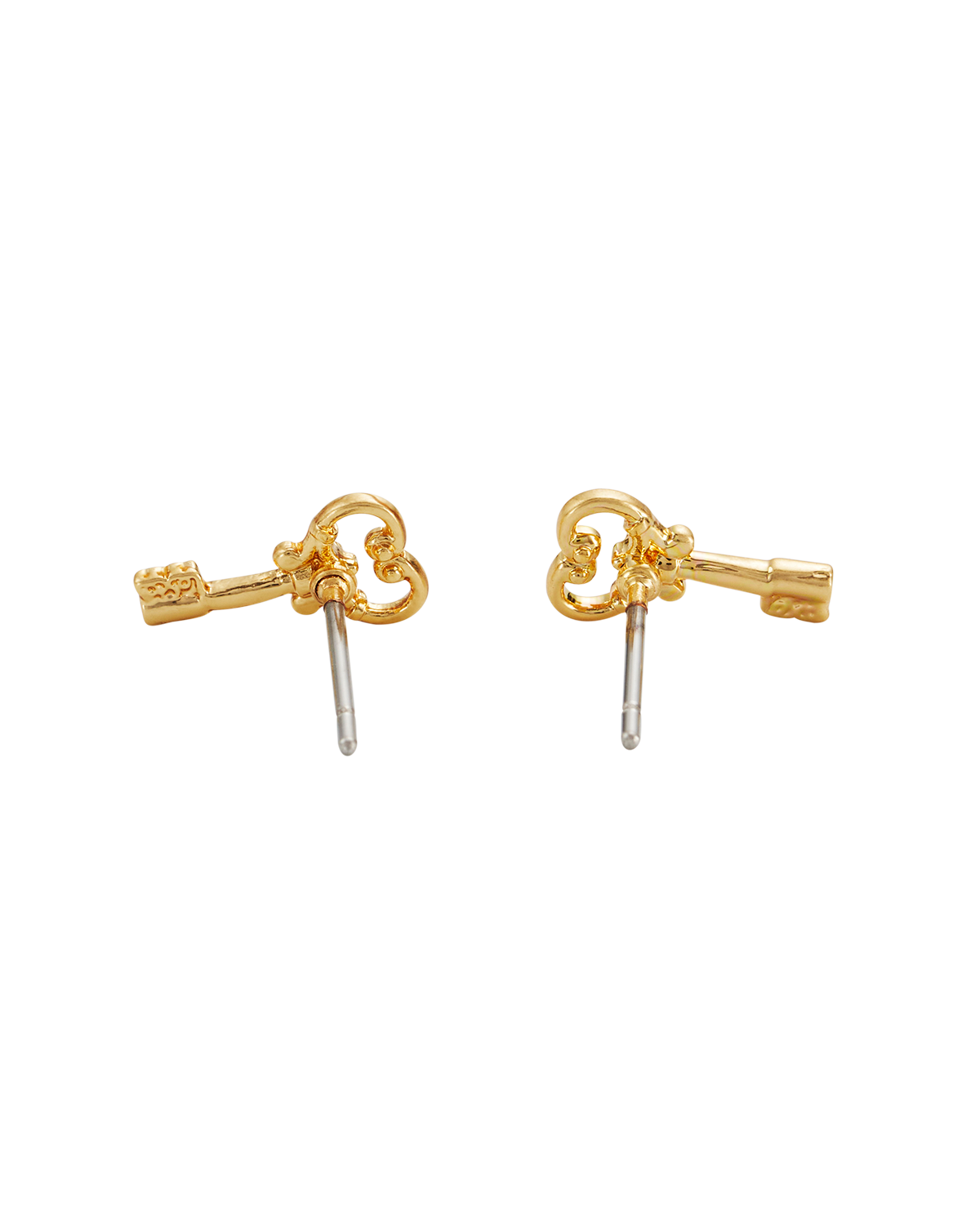 fable-england-key-ohrstecker-gold-schl-ssel-zart image 4