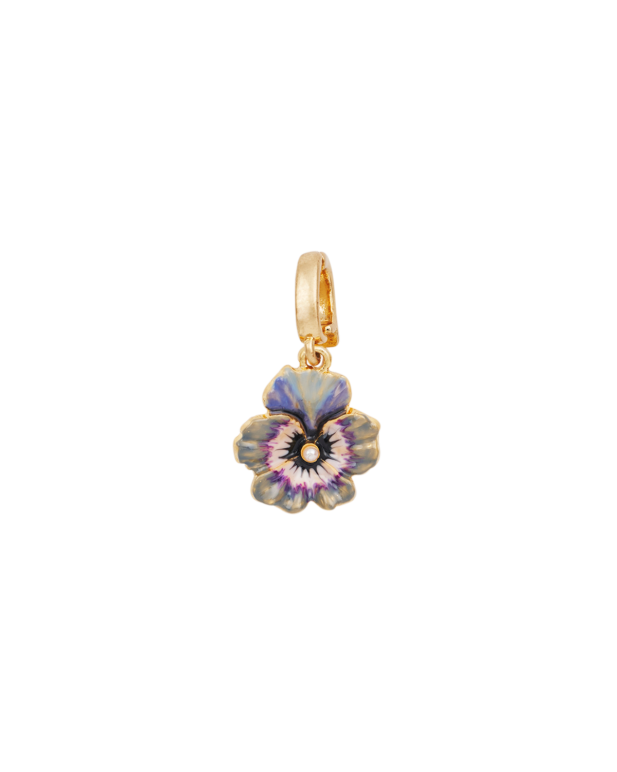 fable-england-gold-pansy-pearl-charm-anh-nger-lila image 1
