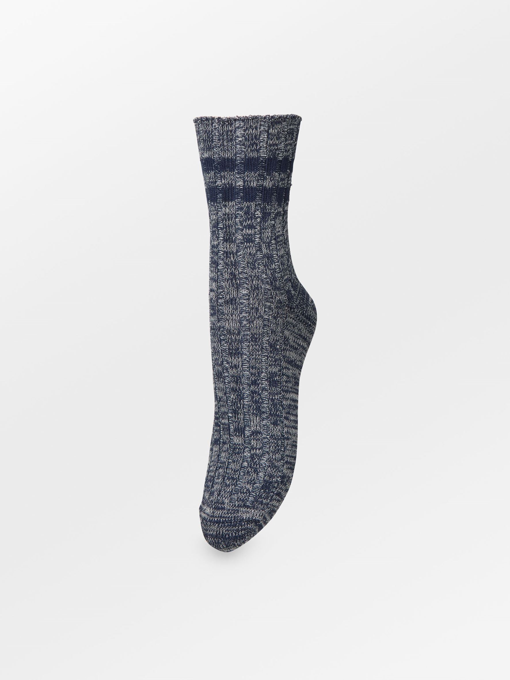 becks-ndergaard-spacee-cotta-sock-socken-navy-baumwolle image 1