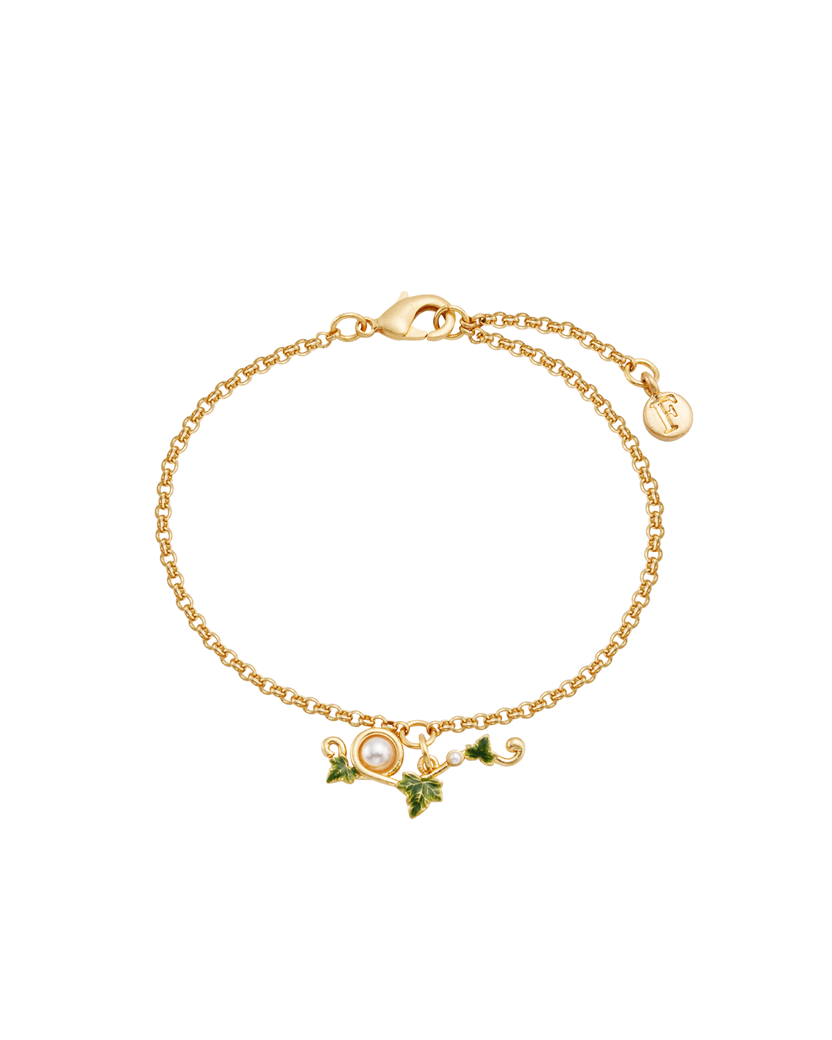 fable-england-ivy-perle-armband-gold-t-bar image 1