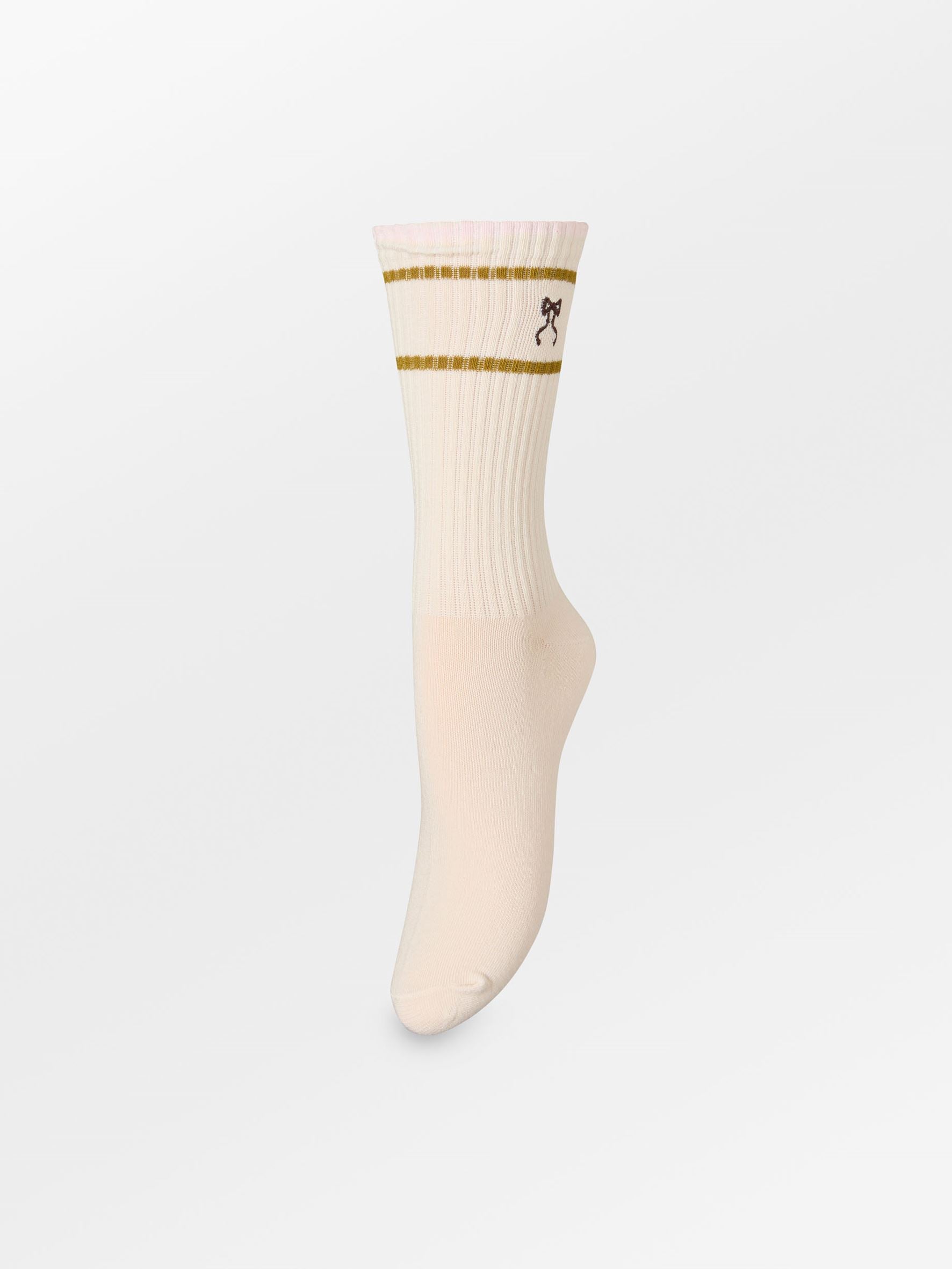 becks-ndergaard-sporty-bow-cotta-socken-off-white-rose image 1