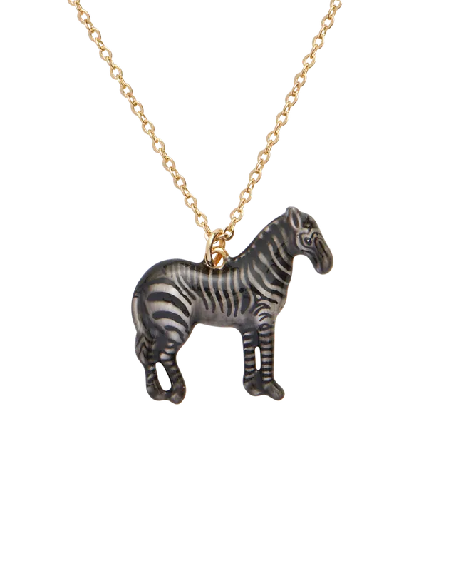 fable-england-zebra-halskette-anh-nger-handbemalt-emaille image 1
