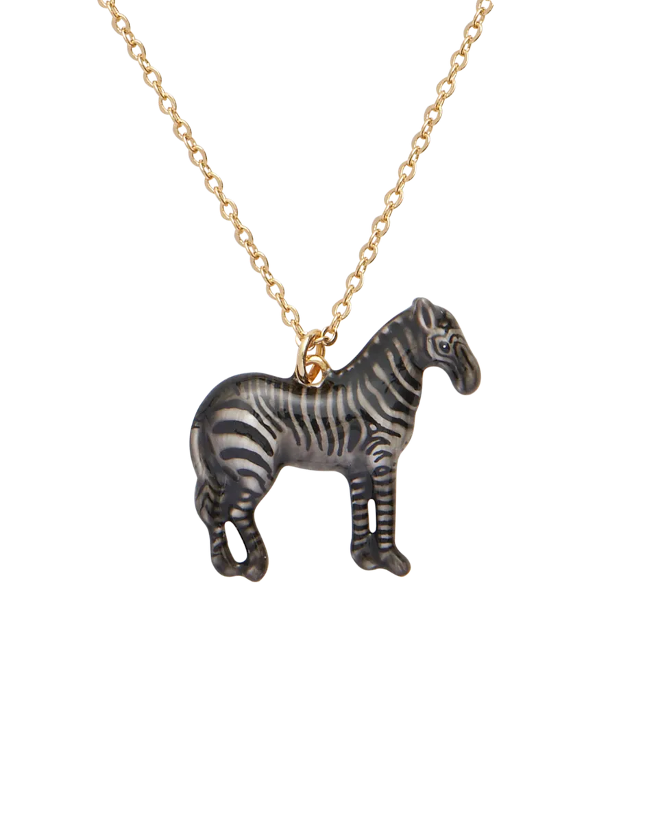 fable-england-zebra-halskette-anh-nger-handbemalt-emaille image 1