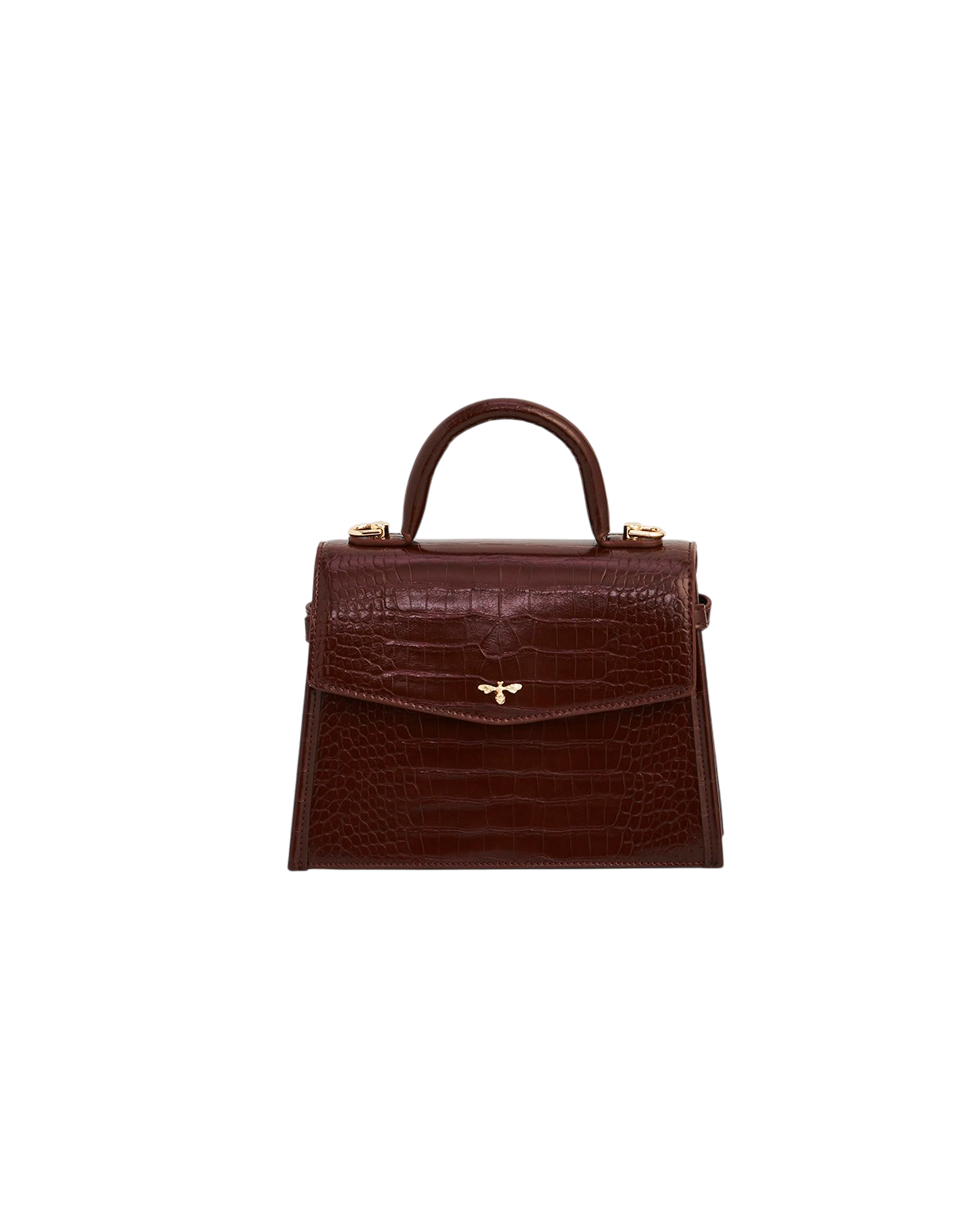 fable-england-eliza-small-top-handle-tasche-burgund-kroko image 7