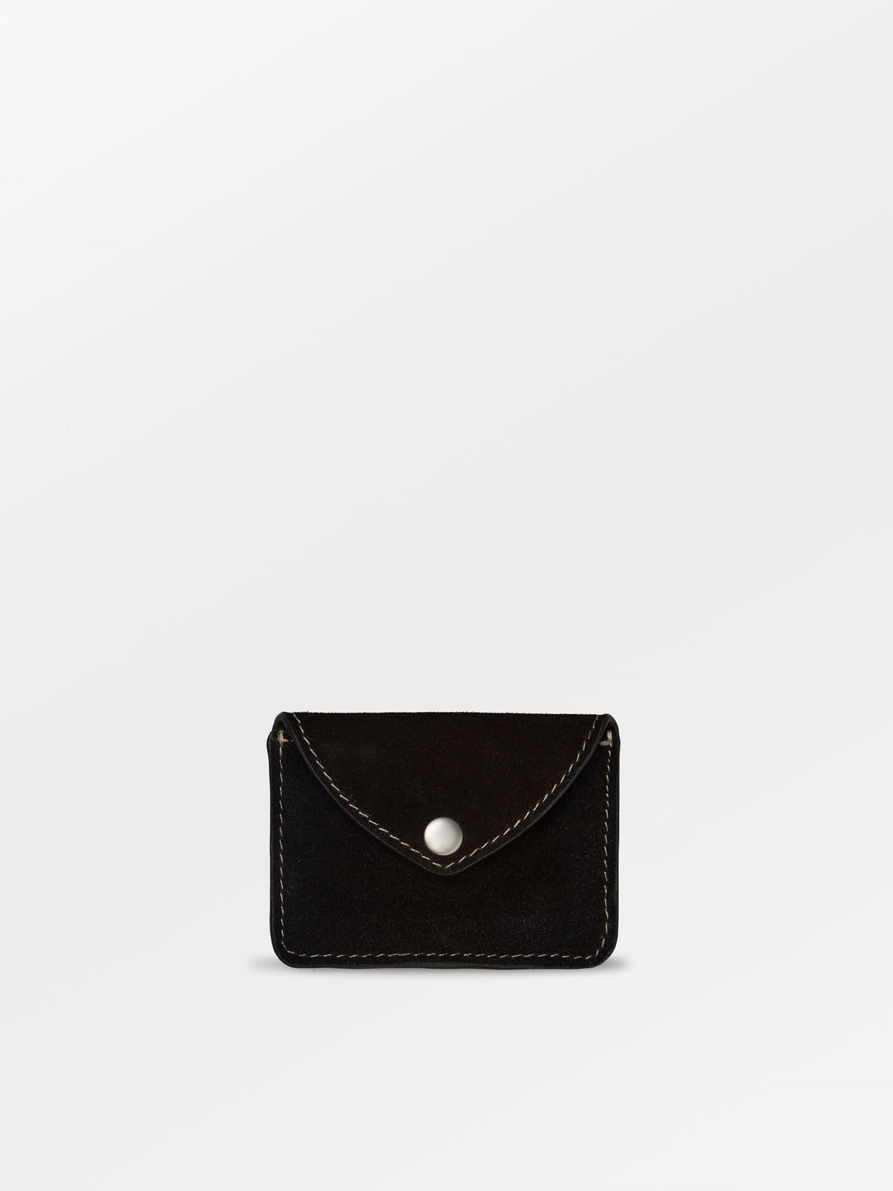 becks-ndergaard-suede-card-wallet-kartenetui-schwarz-leder image 1