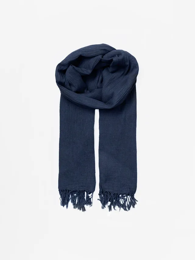 becks-ndergaard-ilona-schal-classic-navy-wolle image 1