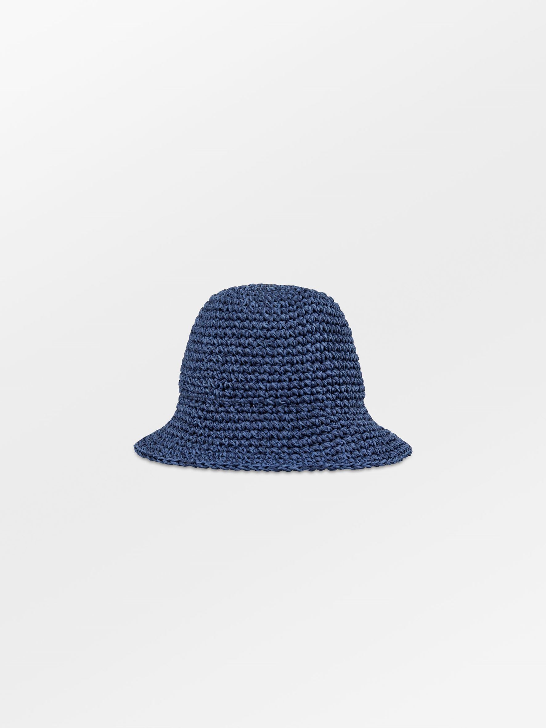 becks-ndergaard-saverina-strohhut-vintage-indigo-blue-m-l image 1