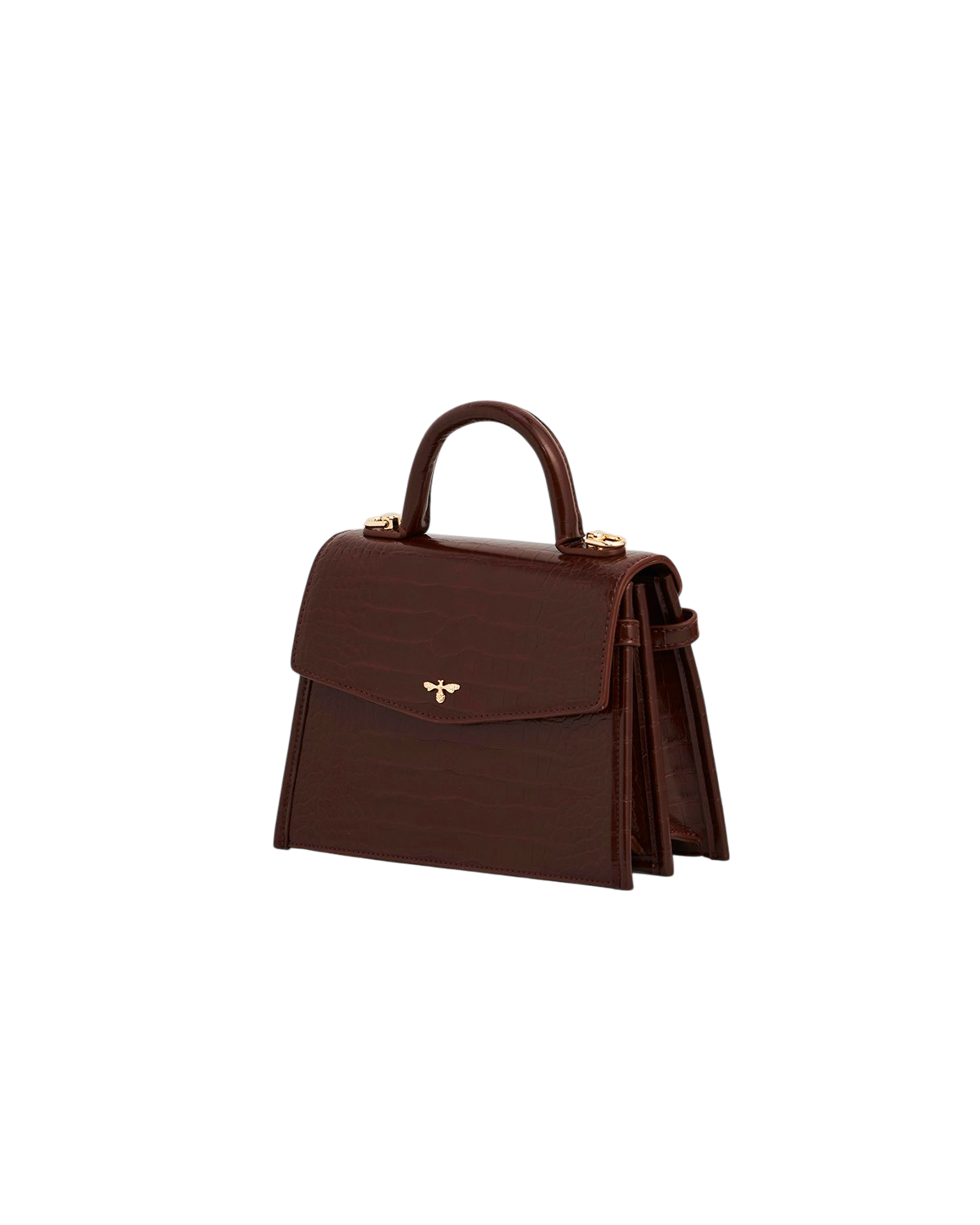 fable-england-eliza-small-top-handle-tasche-burgund-kroko image 6