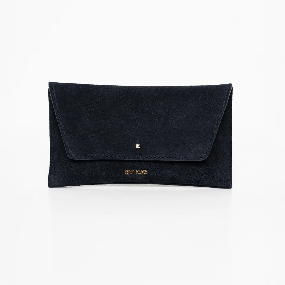 ann-kurz-mini-envelope-ak003-geldb-rse-leder-navy-suede image 1
