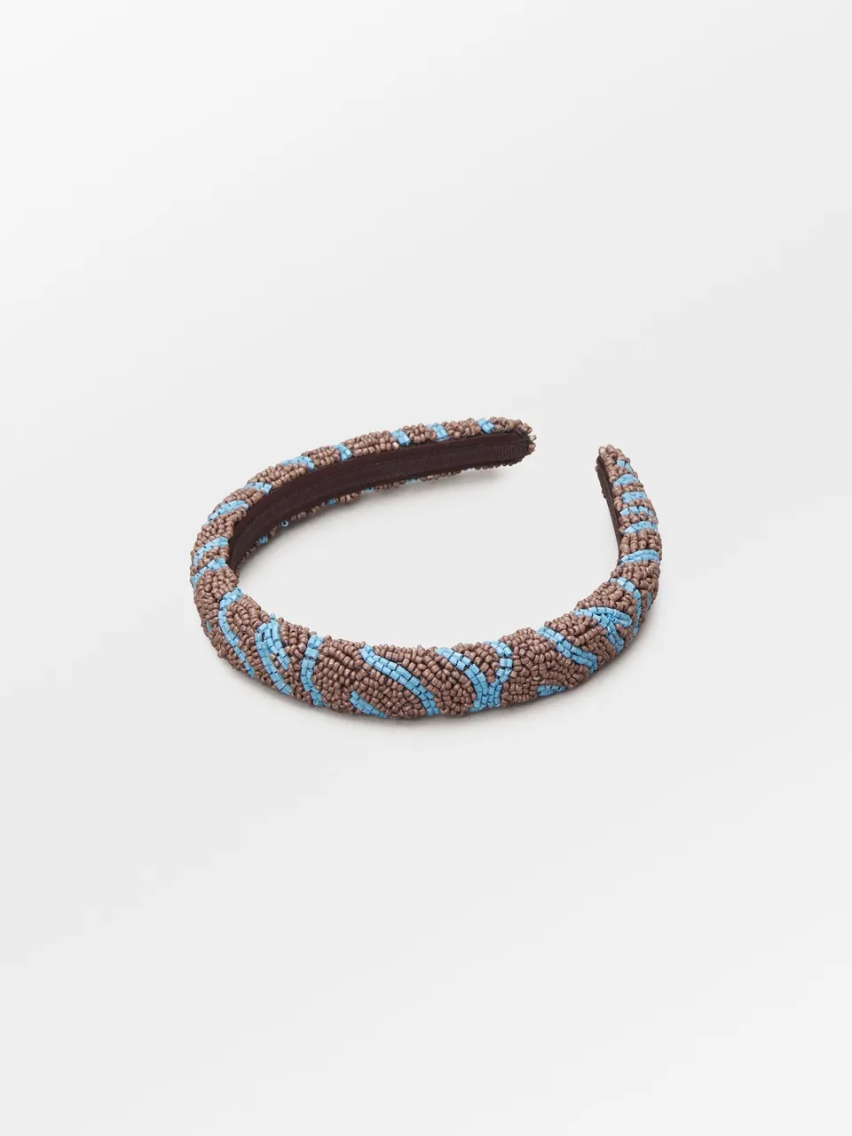 becks-ndergaard-zelora-slim-haarreif-braun-perlen image 1