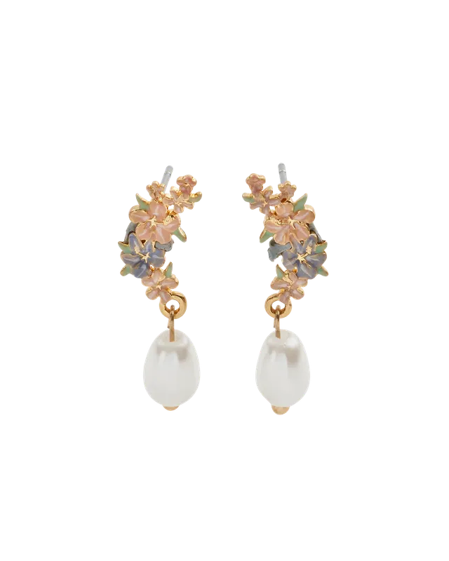 fable-england-hibiscus-pearl-ohrringe-gold-perlen image 1