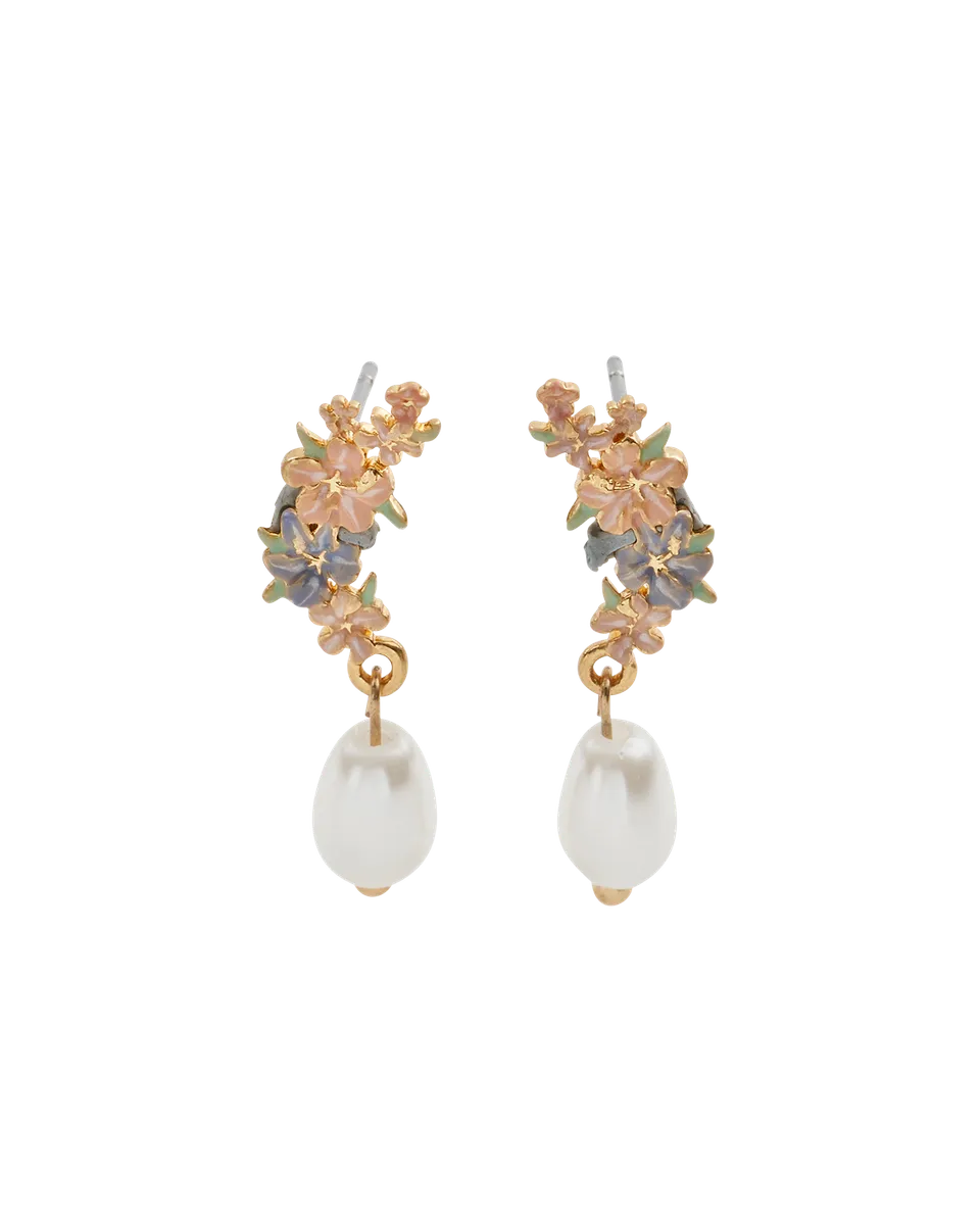 fable-england-hibiscus-pearl-ohrringe-gold-perlen image 1