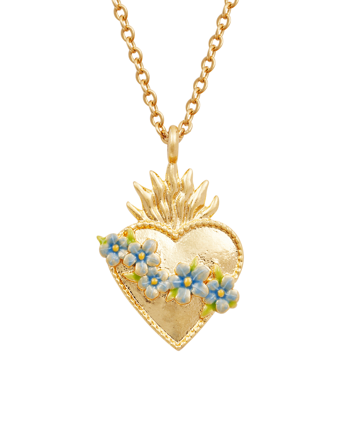 fable-england-sacred-heart-halskette-gold-blumen image 1