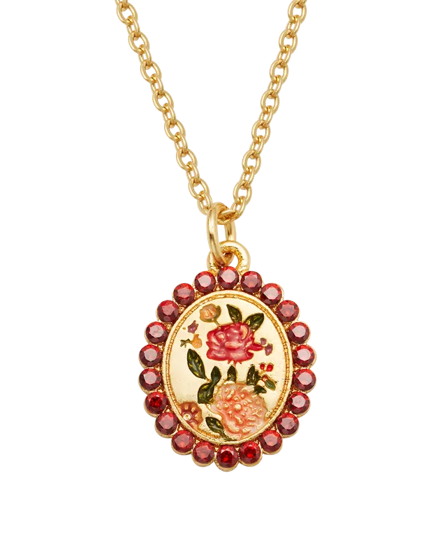 fable-england-eve-floral-halskette-gold-rosen image 1