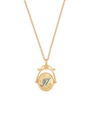 fable-england-h-initial-hydrangea-spinner-kette-gold image 4