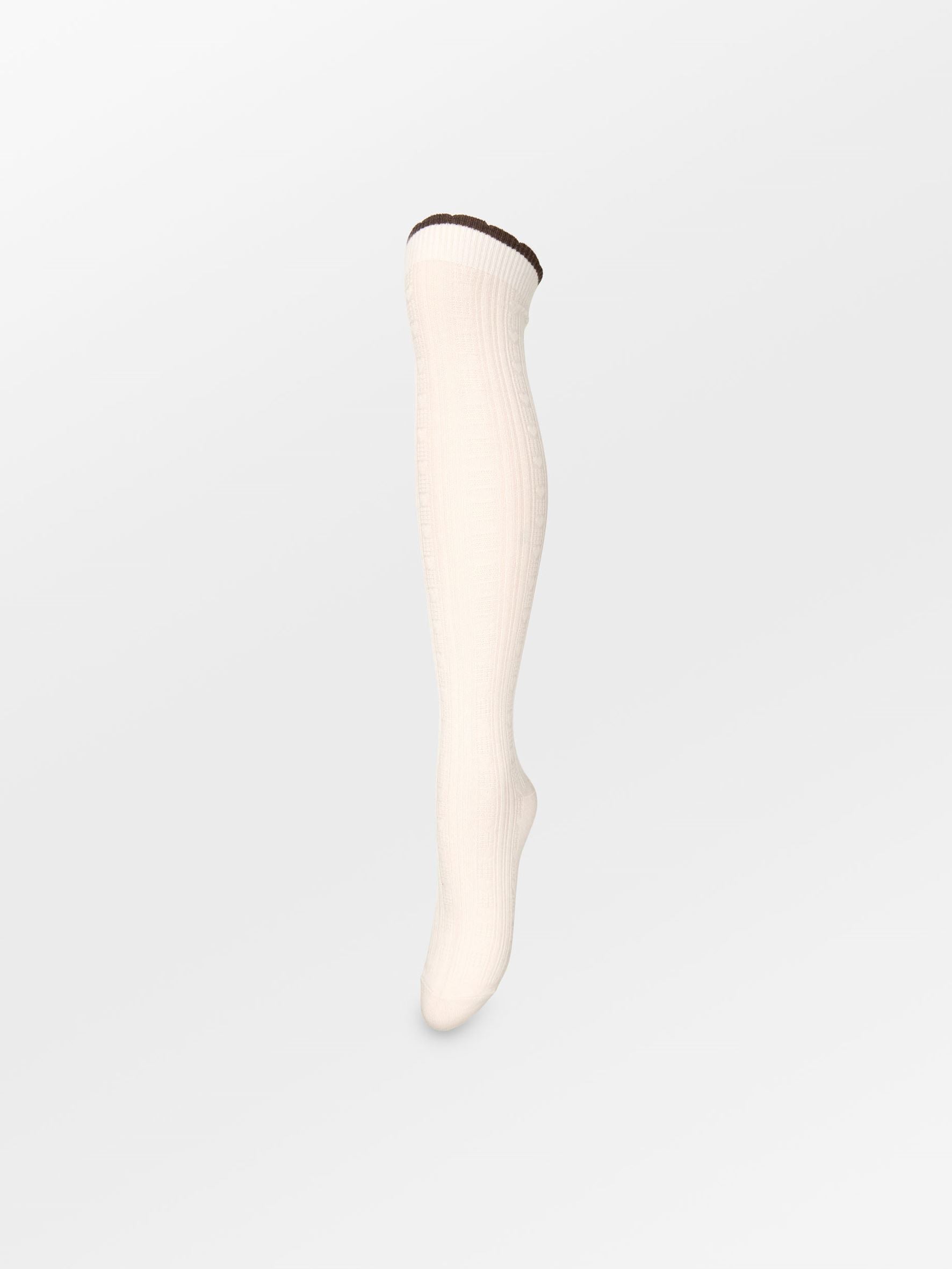 becks-ndergaard-scallop-knee-sock-kniesocken-weiss-wolle image 1