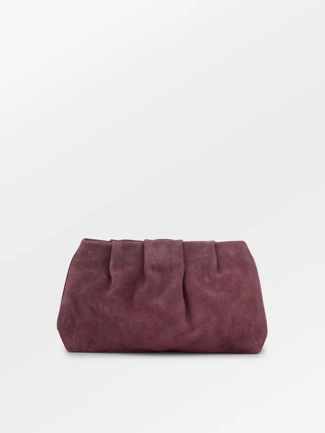 becks-ndergaard-suede-clutch-bag-abendtasche-braun-30x20 image 1