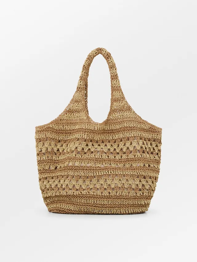 becks-ndergaard-wafted-carolina-strohtasche-beige-nature image 1