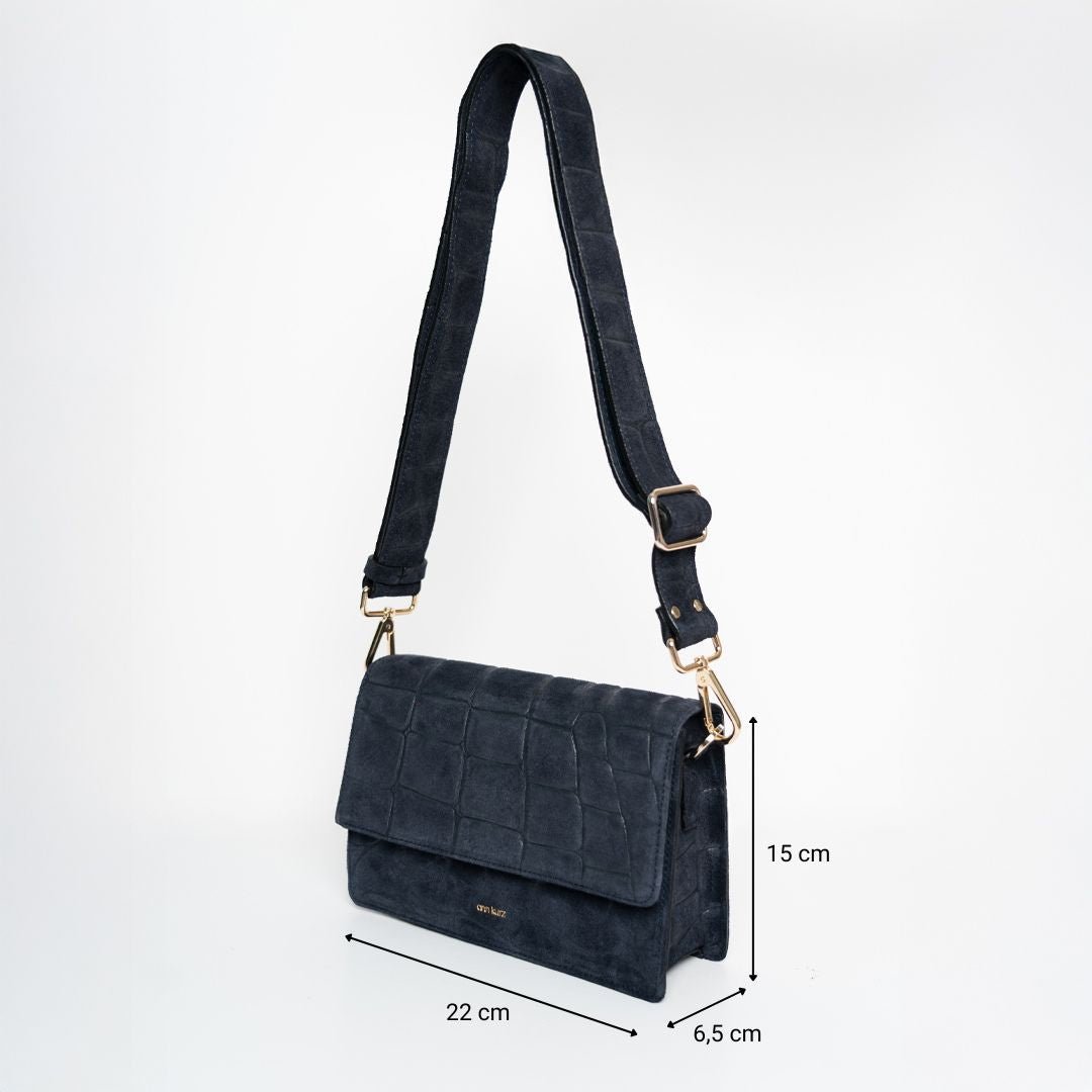 ann-kurz-perfect-square-umh-ngetasche-croco-navy-mit-klappe image 3