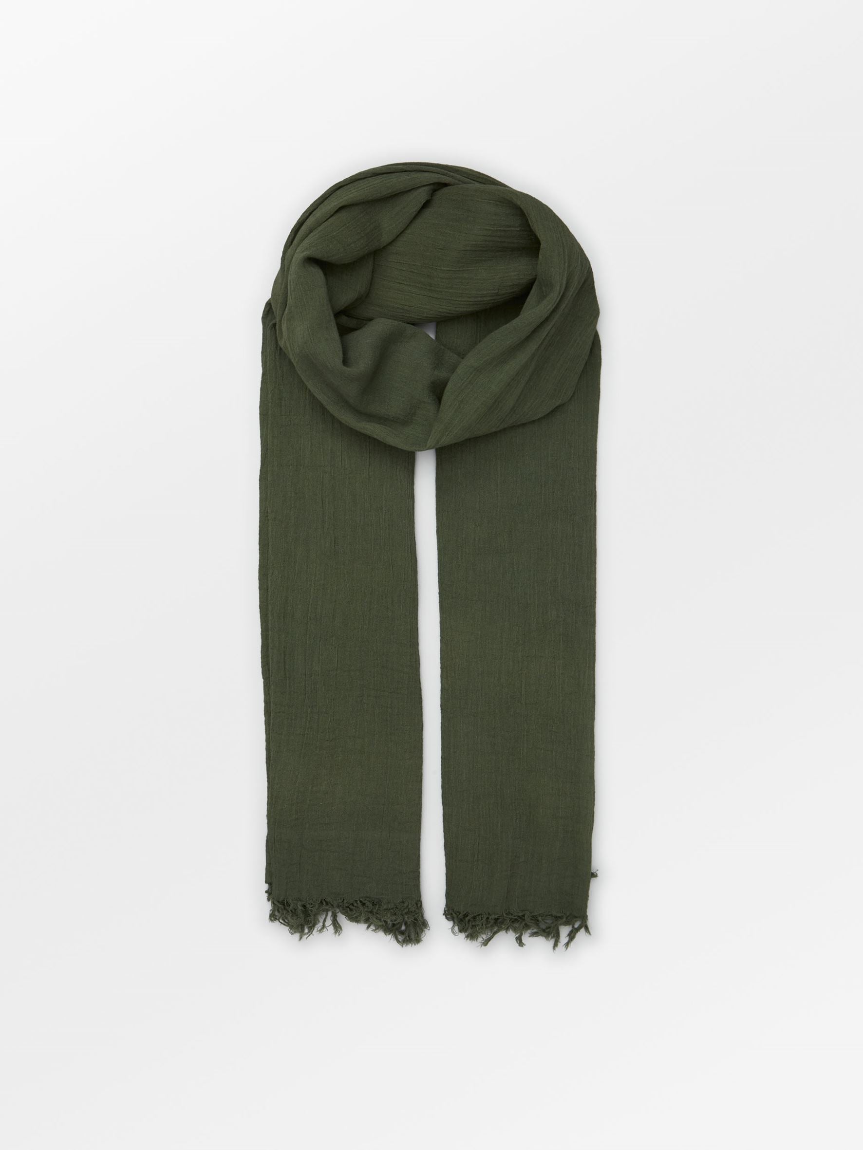 becks-ndergaard-solid-ilona-scarf-schal-army-wolle image 1