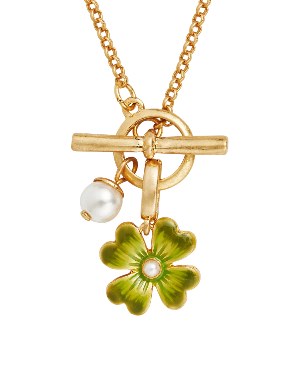 fable-england-lucky-clover-halskette-gold-perle-toggle image 1