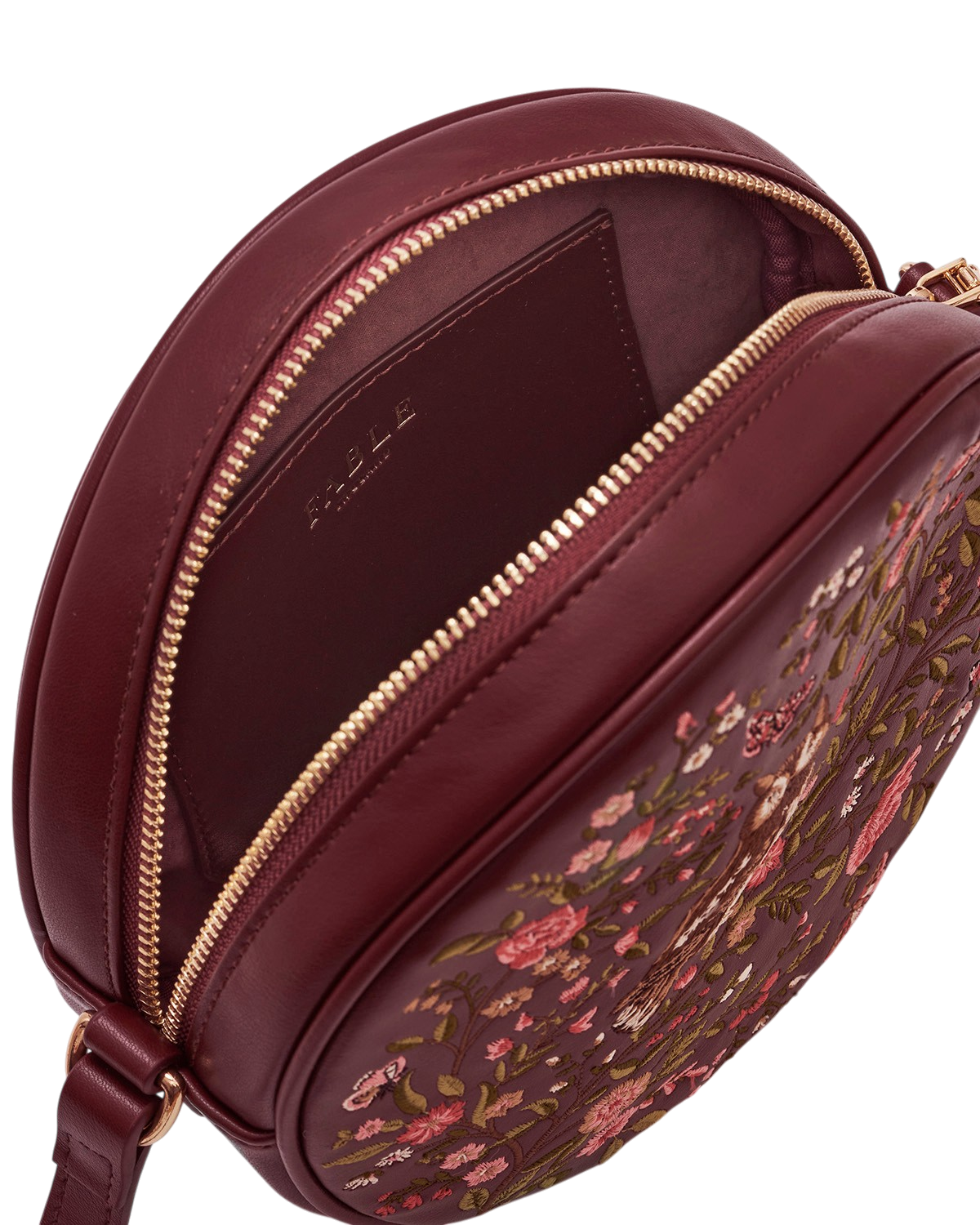 fable-england-chloe-owl-circle-tasche-umh-ngetasche-burgundy image 5