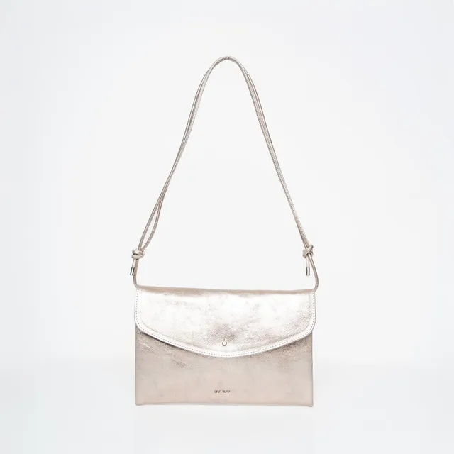 ann-kurz-cute-clutch-clutch-metallic-platin-leder-22-cm image 1