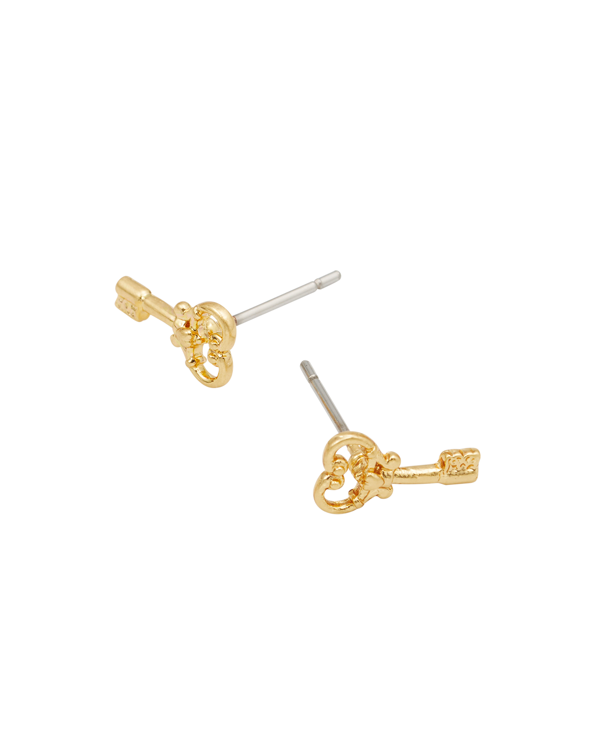 fable-england-key-ohrstecker-gold-schl-ssel-zart image 3