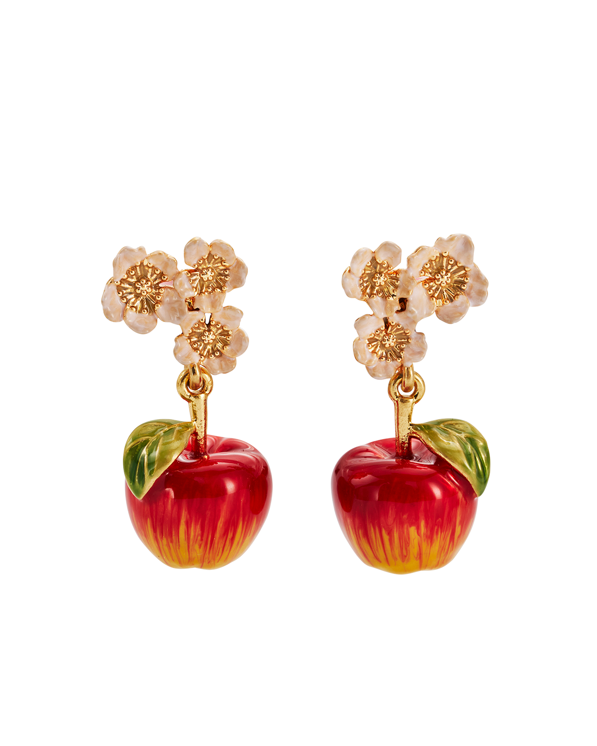 fable-england-apple-blossom-ohrringe-gold-h-nger-bl-te image 1