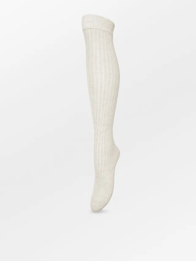 becks-ndergaard-uma-kniestrumpf-birch-white-39-41-baumwolle image 1