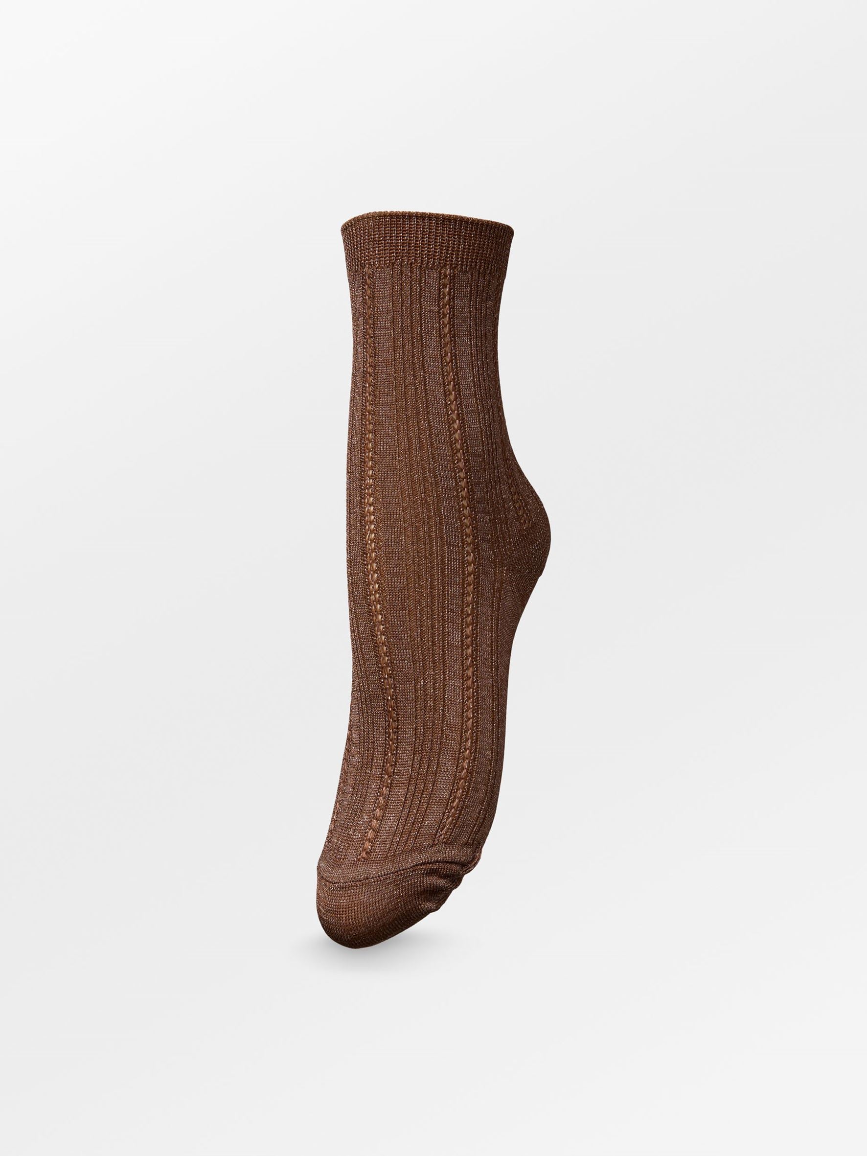 becks-ndergaard-glitter-drake-socke-mocha-brown-glitzer image 1