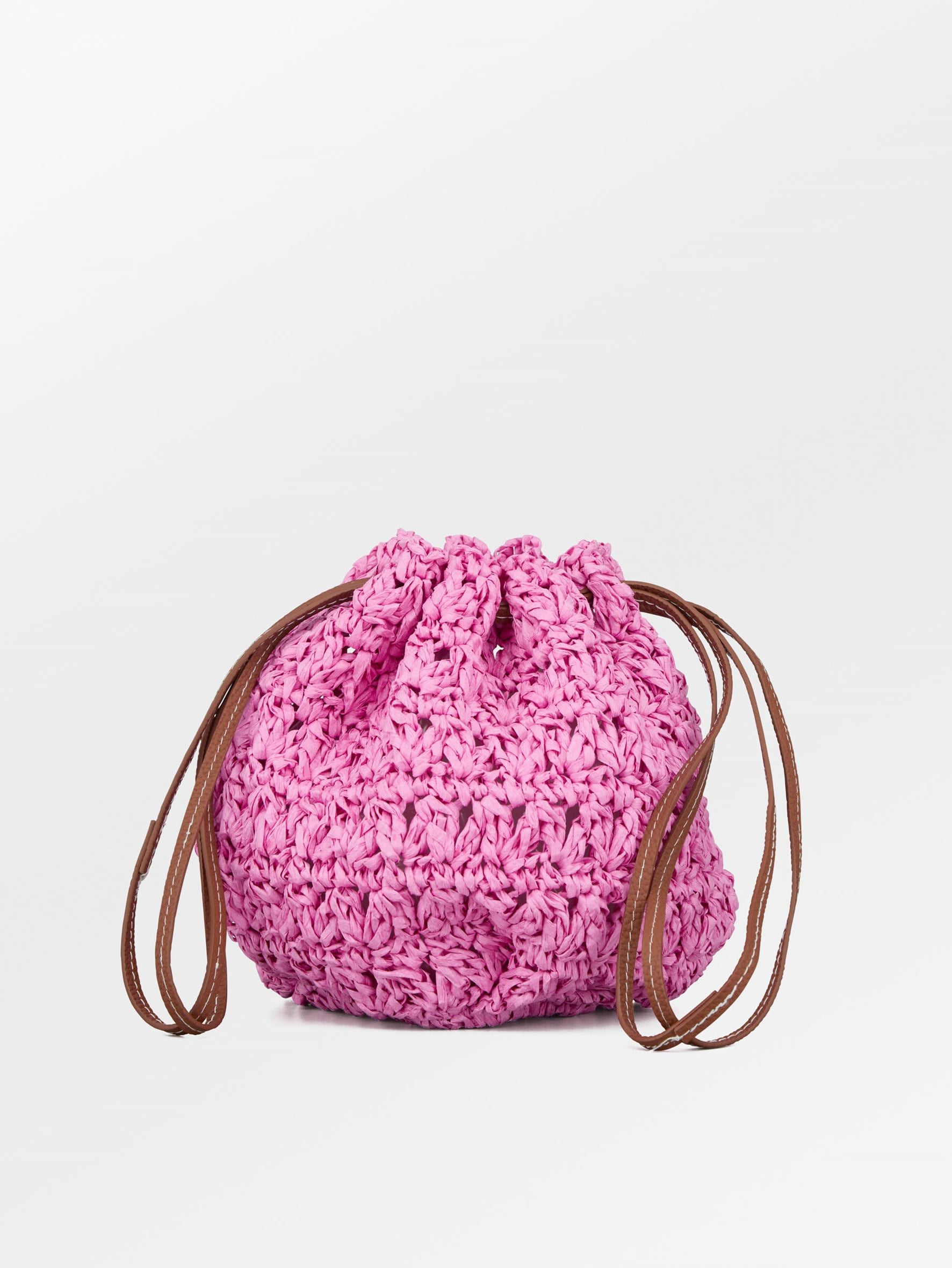becks-ndergaard-mesh-straw-bina-tasche-rosa-20cm image 1