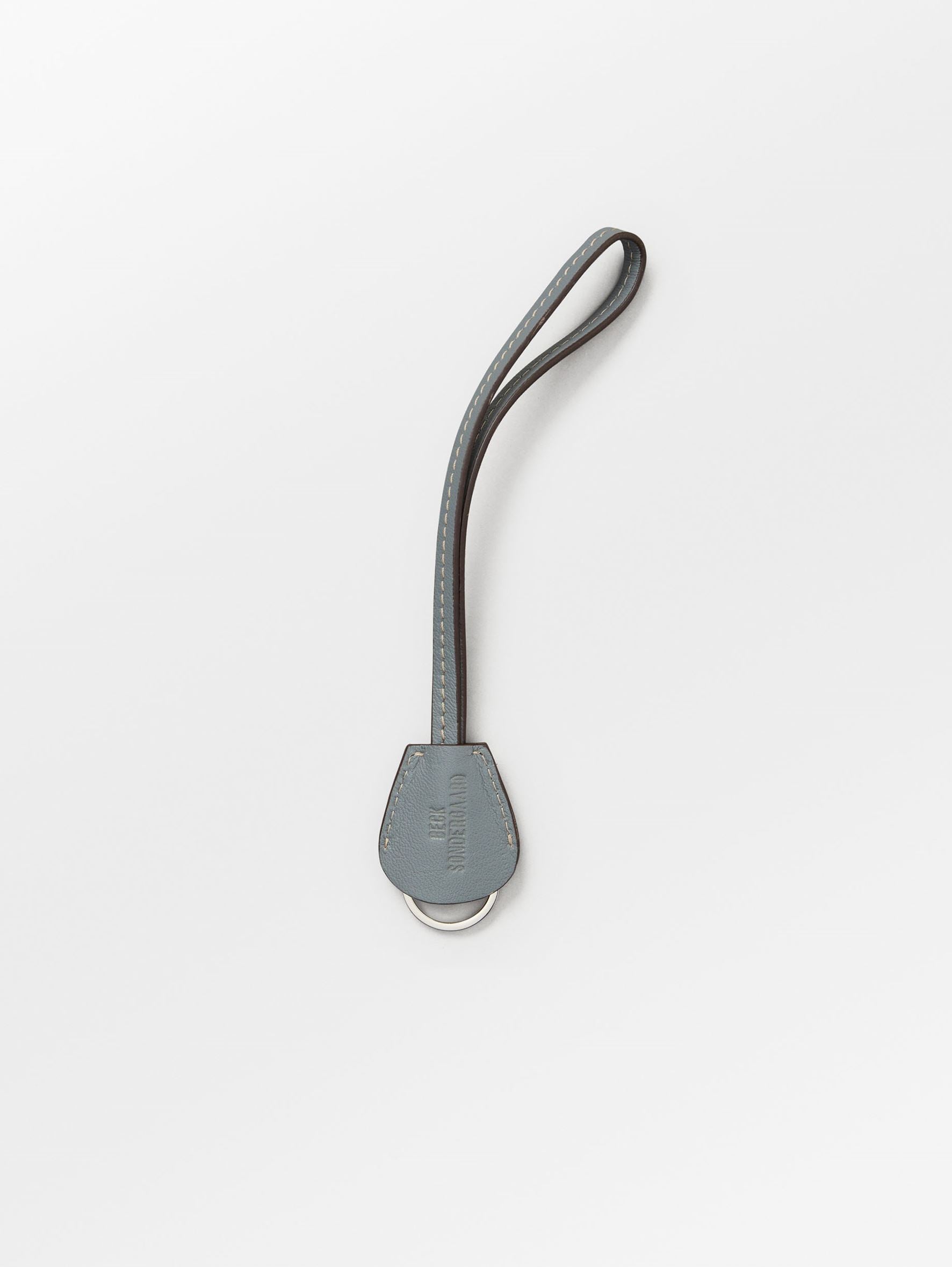 becks-ndergaard-leather-key-ring-schl-sselanh-nger-dark-gull-gray image 1