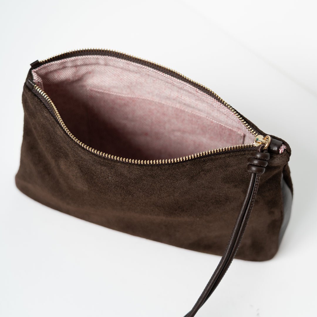 ann-kurz-medium-pouch-suede-mix-mocha-wildlederbeutel image 2