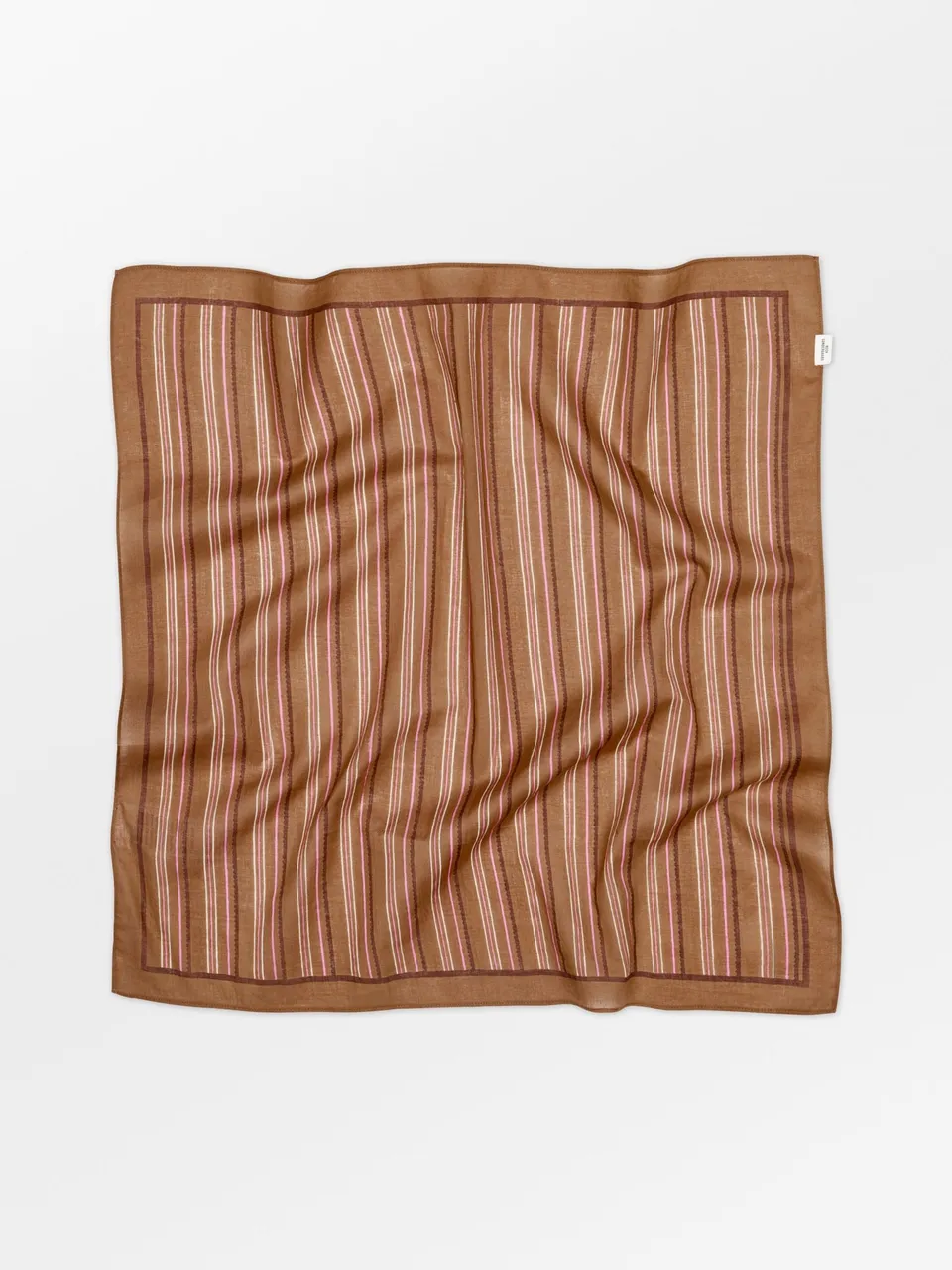 becks-ndergaard-scallopia-striped-cotta-schal-braun-55cm image 1
