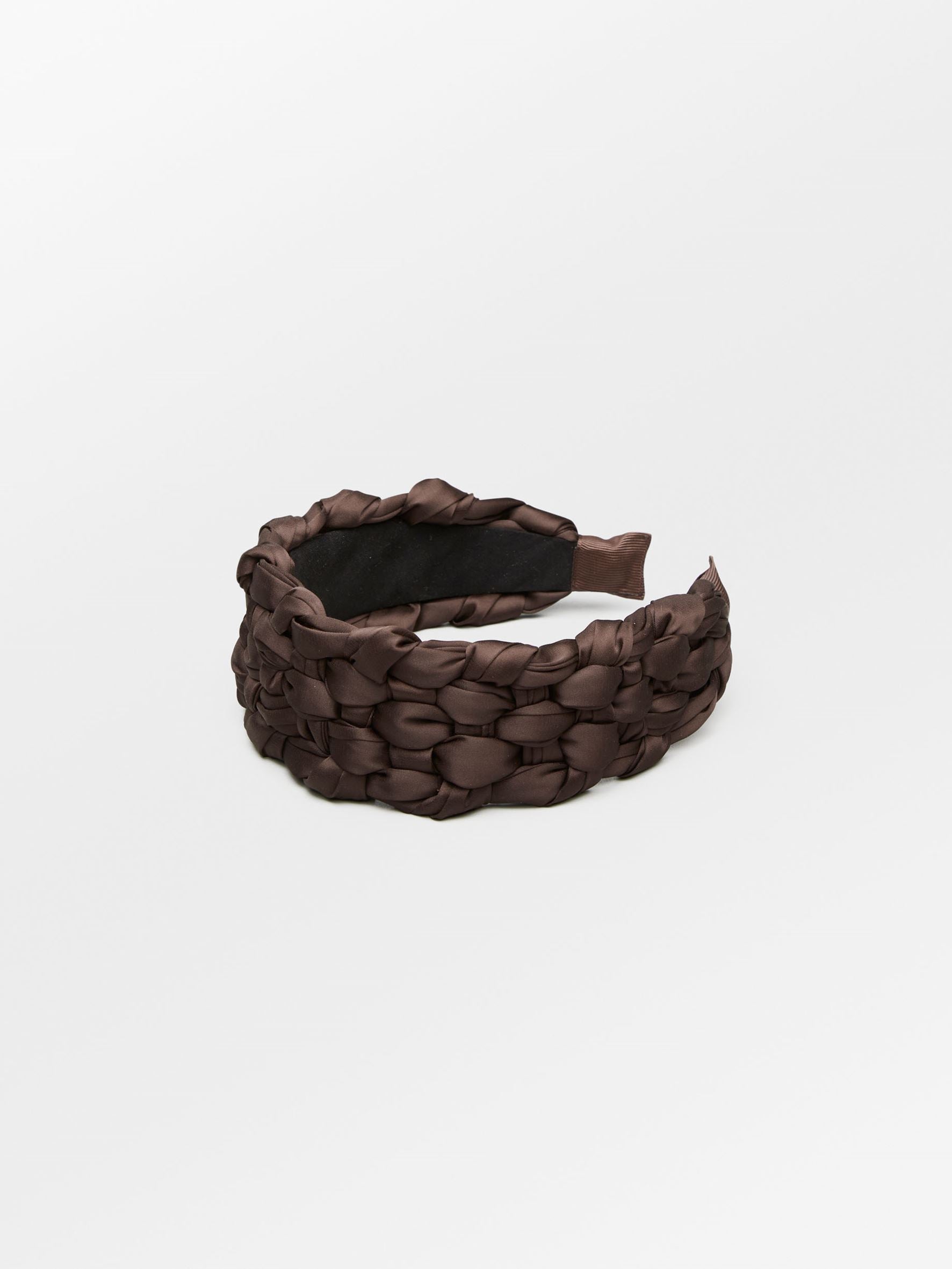 becks-ndergaard-accessories-helena-braided-haarband-braun image 1