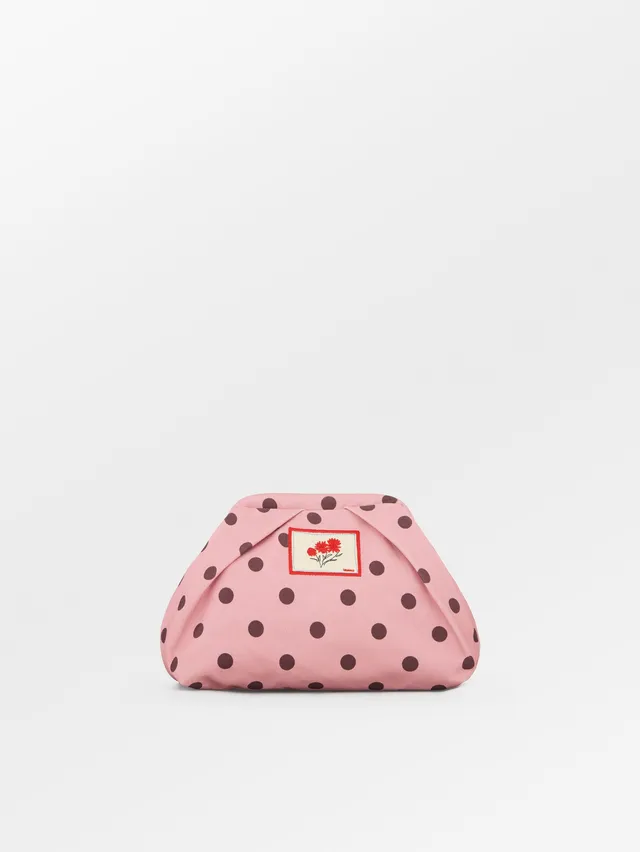 becks-ndergaard-polka-canvas-bonita-clutch-pink-nectar image 1