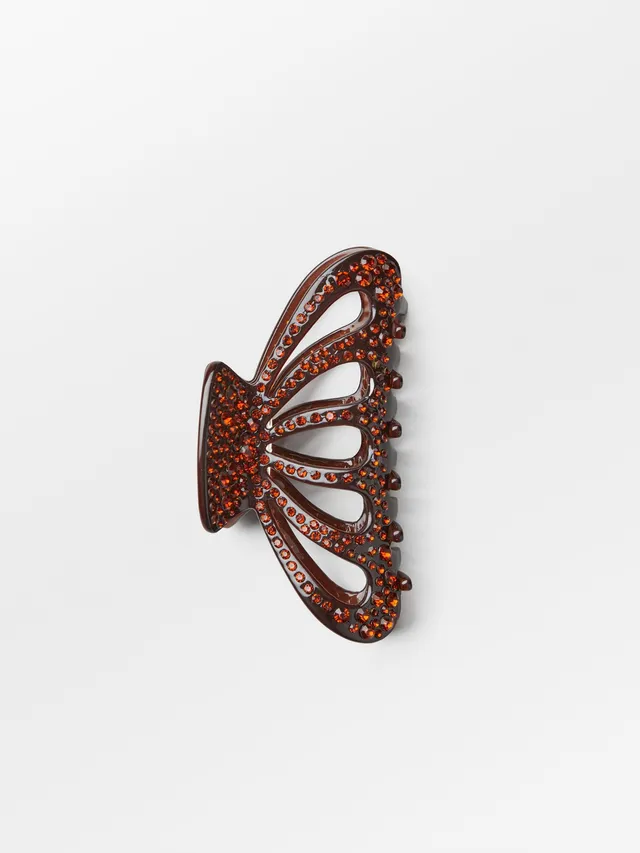 becks-ndergaard-athalia-haarklammer-roast-brown-strass-9-cm image 1