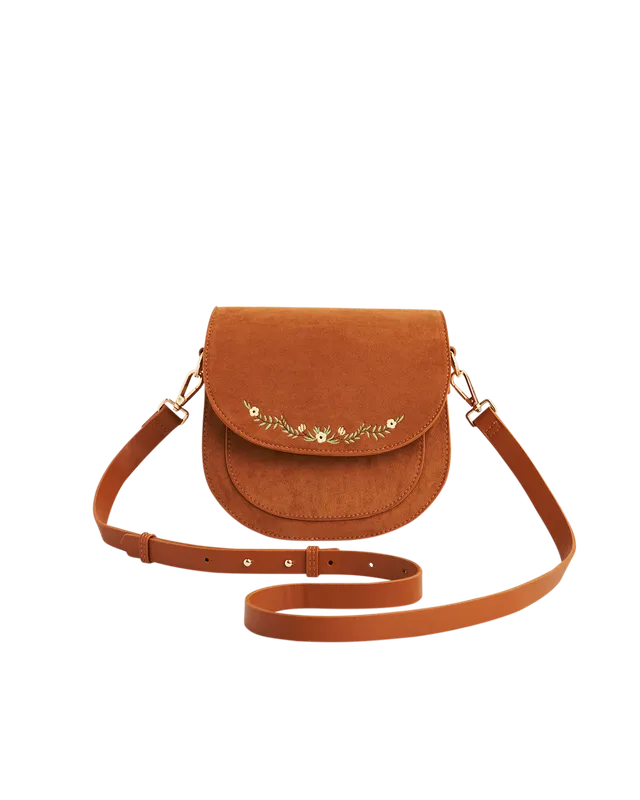 fable-england-saddle-bag-tan-floral-umh-ngetasche-bestickt image 1