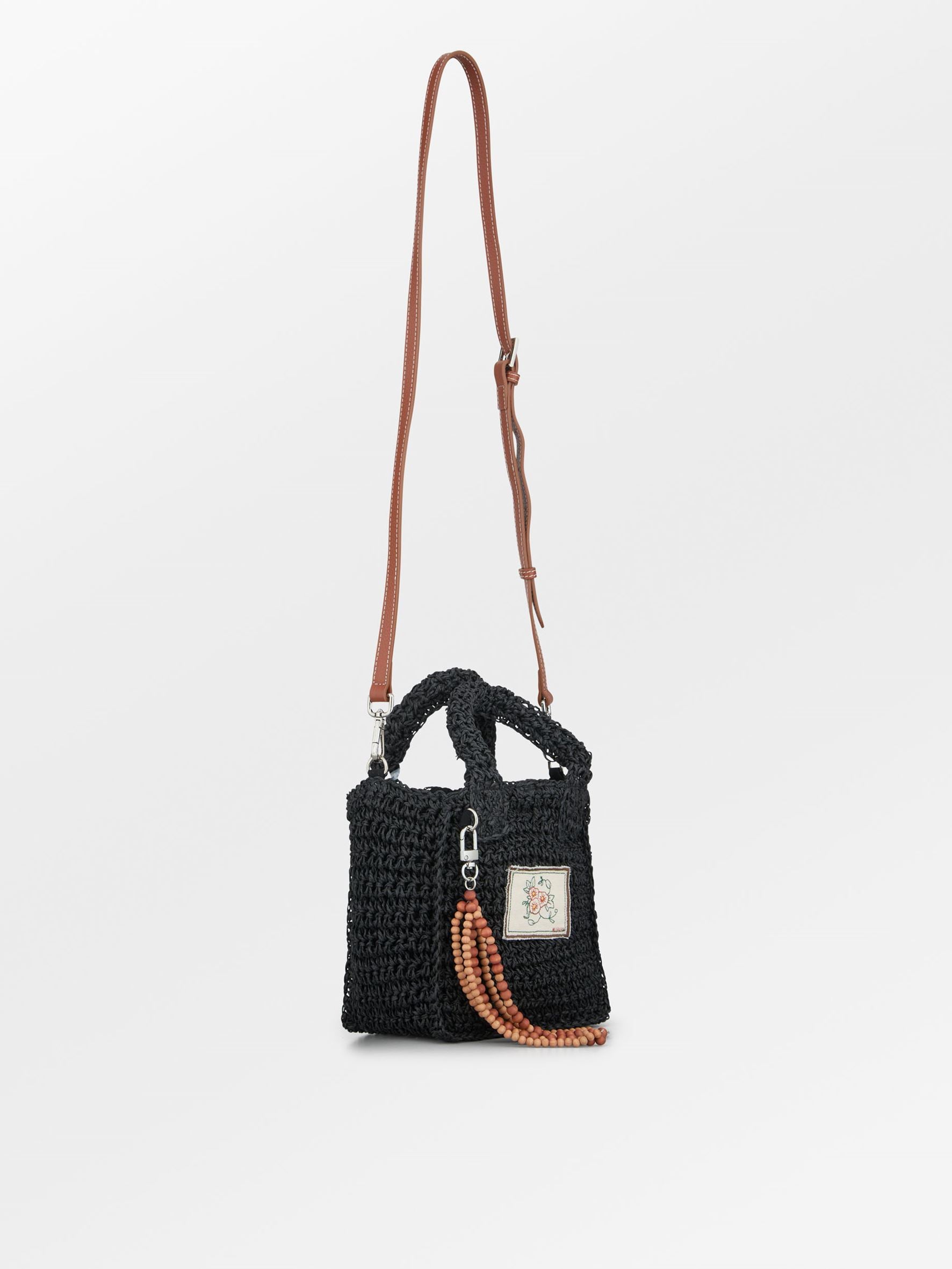 becks-ndergaard-cottelle-gabby-tasche-schwarz-stroh-16x18 image 3