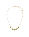 fable-england-gold-oak-leaf-choker-halskette-blatt image 4